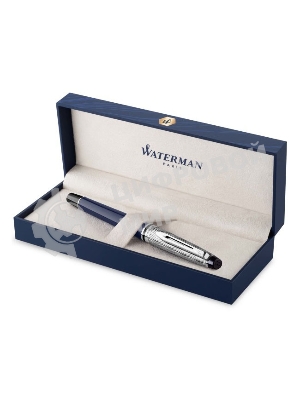 Ручка роллер Waterman Expert L`Essence du Bleu (CW2166429) LaqBlue CT F черн. черн. подар.кор.