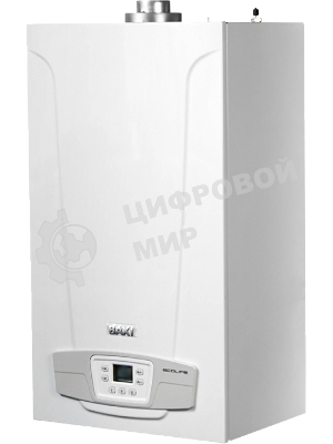 Котел газовый BAXI ECO LIFE 24F настен, 24 кВт, двухконтурный, с закрыт. кам. сгор.