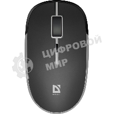 Мышь беспроводная Defender Hit MB-775 черный, 1600 dpi, радиоканал, USB, кнопки - 4