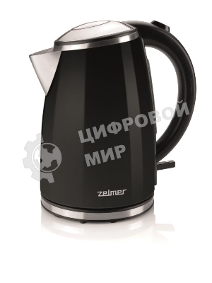Чайник электрический Zelmer ZCK1274B 1.7 л, 2200 Вт, черный корпус: металл