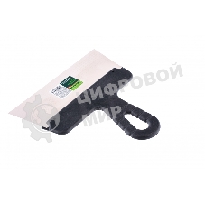 Шпатель фасадный Сибртех из нержавеющей стали, 200 мм, пластмассовая рукоятка