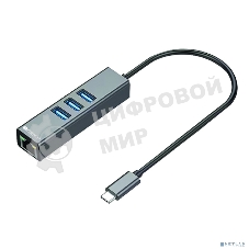 Сетевой адаптер ORIGO OU330N/A1A USB-C, 3xUSB 3.0, 1x1000Base-T