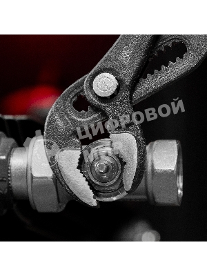 Переставные клещи Matrix 300 мм, кнопочный механизм, хром-ванадий, обливные рукоятки