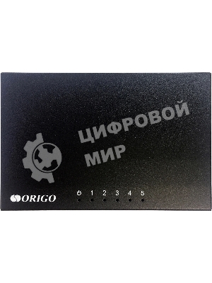 Коммутатор неуправляемый ORIGO OS2205/A2A 5x1000Base-T, корпус металл