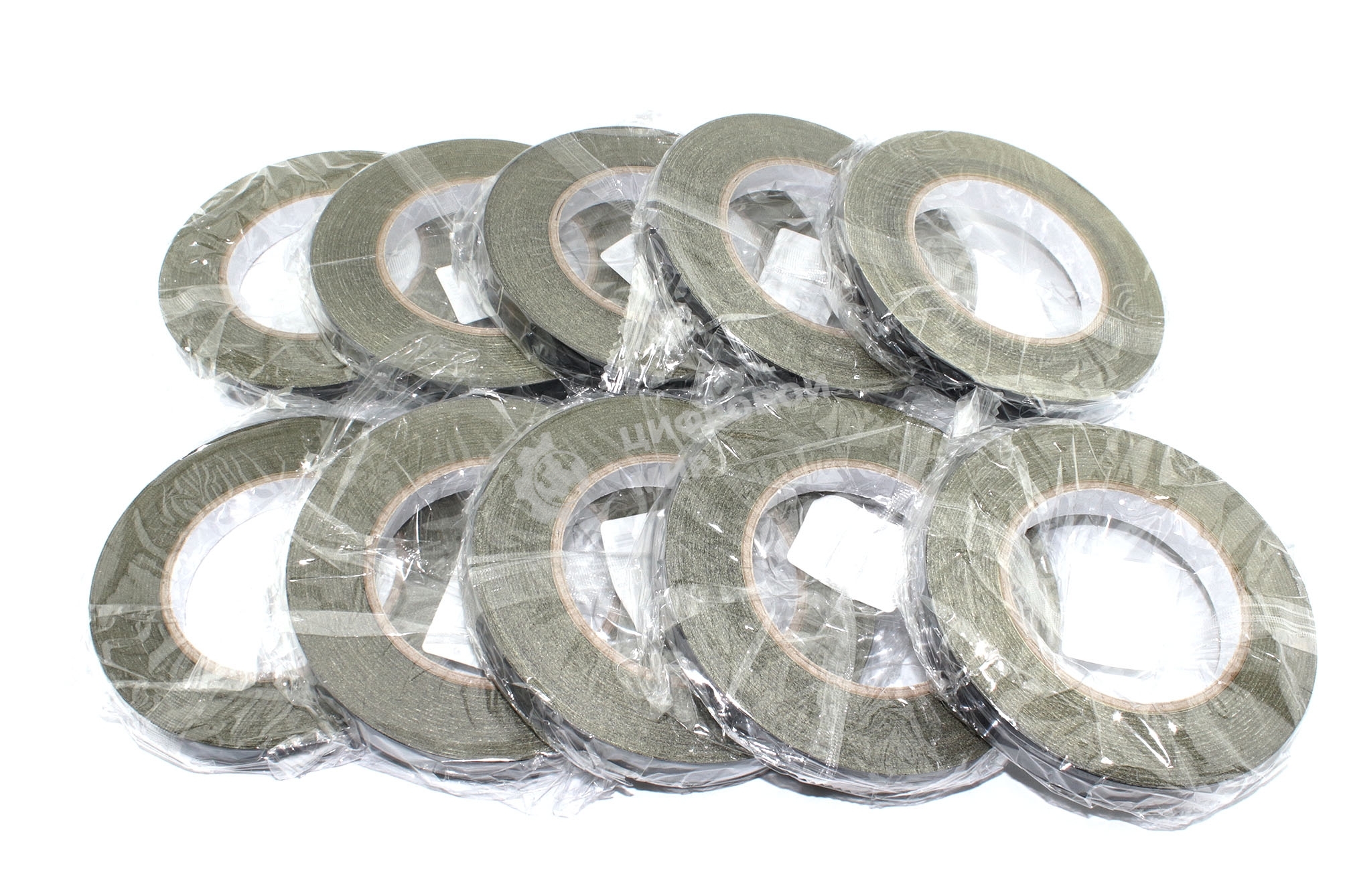 Электротехническая изоляционная ацетатная лента (тканевый скотч) 15мм, 30 м 10 шт