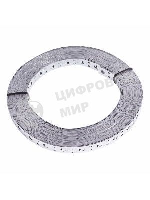 Лента полоса монтажная оцинкованная, перфорированная прямая Rexant 20х0,55 мм, рулон 25 м