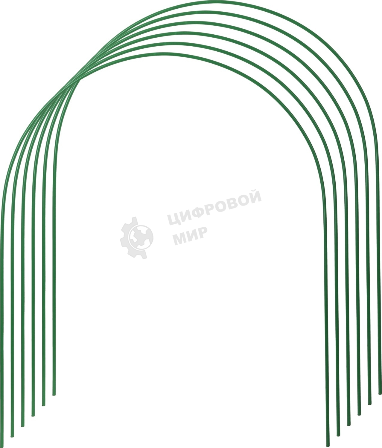 Дуги для парника GRINDA, покрытие ПВХ, 3,0м, 6шт