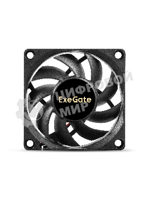 Вентилятор для корпуса ExeGate ExtraPower EP07015S2P черный, 70 мм, 3000 об/мин, 27 дБ, 2 pin