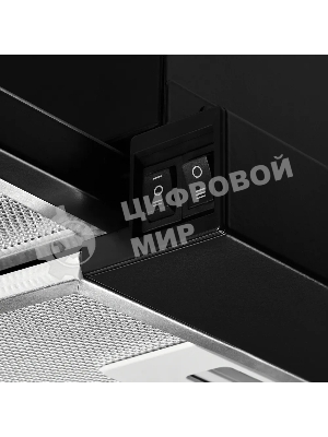 Встраиваемая телескопическая вытяжка Kuppersberg SLIMTURBO 60 Gb, ширина 60 см, отвод/рециркуляция, 1500 м3/час, механическое управление, 3 скорости, освещение 2х2 Вт, металлические жироулавливающие фильтры, угольный фильтр KF-ES (опция), 63.4 дБ, обратный клапан, шхвхг:55.2x25.5x28см, черный (ПОРТУГАЛИЯ)