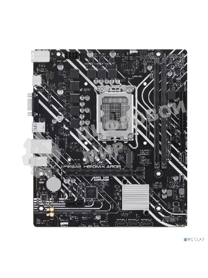 Материнская плата ASUS PRIME H610M-K ARGB, LGA1700, Intel H610, 2xDDR5, 4xSATA, 1xM.2, 1xPCIe 4.0 x16, 1xPCIe 3.0 x1, 1xVGA, 1xHDMI, 1x1Gb LAN, 2xUSB-A 5Gbps, 4xUSB-A 2.0, 3x3.5 мм, 7.1, mATX