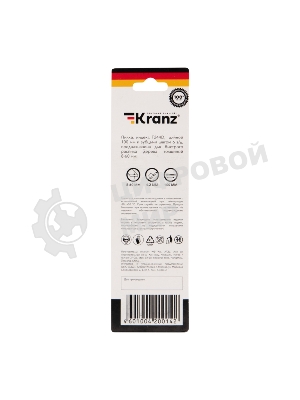 Пилка для электролобзика по дереву Kranz T244D 100 мм 6 зубьев на дюйм 8-60 мм фигурный рез (2 шт./уп.)
