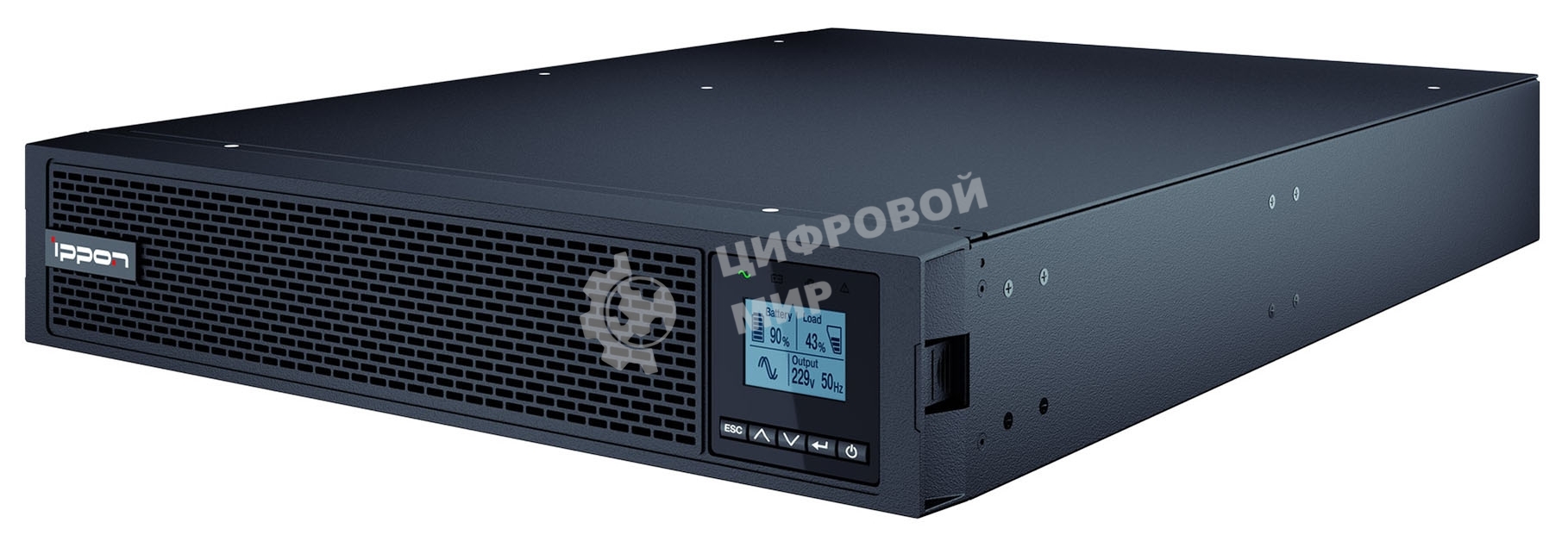 Источник бесперебойного питания Ippon Innova RT II 2000 2000Вт 2000ВА черный