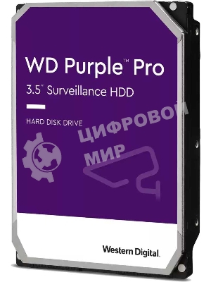 Жесткий диск Western Digital Original SATA-III 18Tb WD181PURP Video Purple Pro (7200rpm) 512Mb 3.5