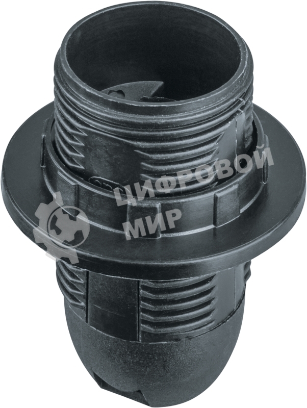 Патрон электрический Navigator NLH-PL-R1-E14-BL пласт. люстровый с кольцом