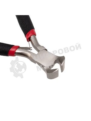 Кусачки торцевые Rexant Мини 100 мм никелированные, авторазжим, обливные рукоятки