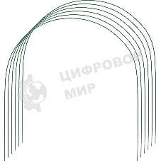 Дуги для парника GRINDA проволочные 2,2м, 6шт