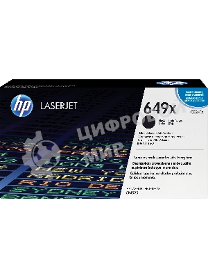 Картридж лазерный HP CE260X черный для CLJ CP4525 17000 стр.