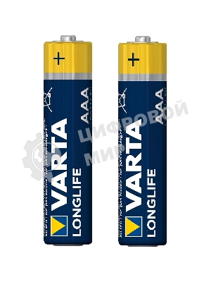 Батарейки VARTA Long Life AAA блистер 2 04103101412 