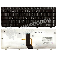 Клавиатура для ноутбука HP Pavilion DV3-2000 DV3-2100 черная с подсветкой