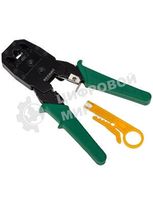 Кримпер Rexant HT-200 для обжима 8P8C, 6P6C, 4P4C, заделка витой пары