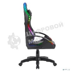 Кресло Defender Factor X RGB черный, экокожа, 120 кг