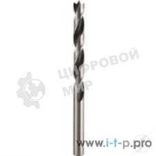 Буры,сверла,долото Makita D-07060 Сверло д\дерева, 7х80х110мм,хв-цилиндр,острие центрирующее