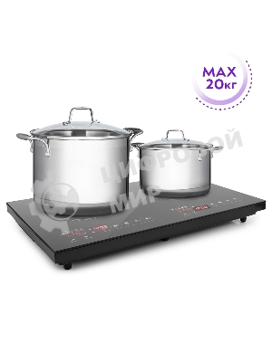 Электрическая плитка Kitfort KT-105 черный (настольная)