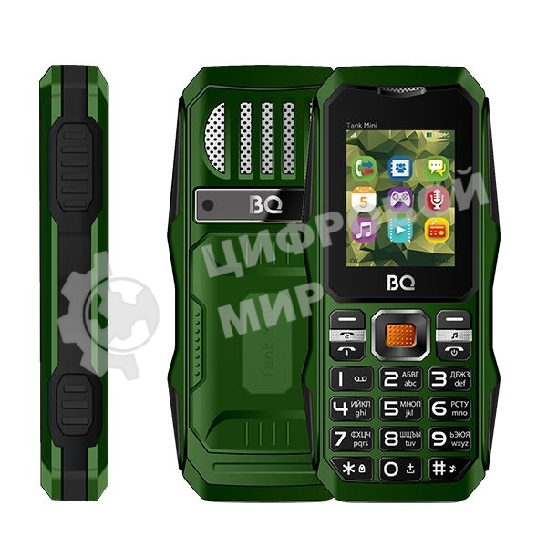 Мобильный телефон BQ-1842 Tank mini темно-зеленый