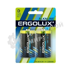 Элемент питания алкалиновый Ergolux LR20 BL-2 LR20 BL-2 1.5В Alkaline (блист.2шт)