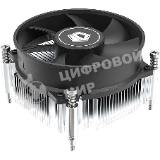 Кулер ID-COOLING DK-19 PWM серебристый/черный 92мм алюминий 2200rpm 26db 4-pin 95W 55мм