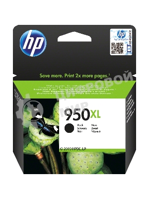 Картридж струйный HP 950XL CN045AE черный для HP OJ Pro 8100/8600 (2300 стр.)
