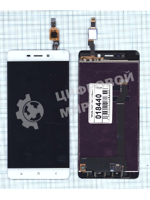 Дисплей для Xiaomi Redmi 4 белый