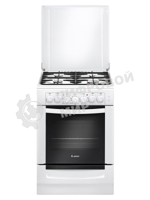 Плита комбинированная Gefest ПГЭ 6102-02 белый, конфорок 4 газовых, духовка 55 л, 60 см x 85 см x 60 см