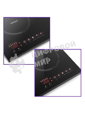 Электрическая плитка Kitfort KT-105 черный (настольная)