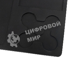 Коврик антистатический термостойкий 329х208х2.6 мм черный