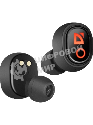 Наушники TWS Defender Twins 639 черный, внутриканальные, Bluetooth, до 4 ч