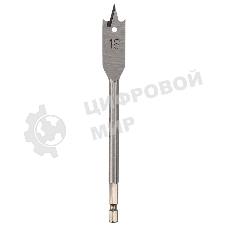 Сверло перовое по дереву Kranz 16 мм, шестигранный хвостовик