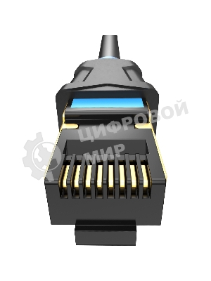 Патч-корд удлинитель Vention прямой SSTP cat.6, RJ45 - 3 м. черный