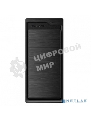 Компьютерный корпус BA831BK PM-600ATX-F U3.0*2+A(HD) Mid-ATX 6178877