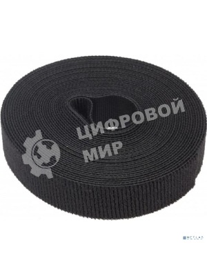 Лента-липучка многоразовая Rexant 5 м х 20 мм, черная (1 шт.)