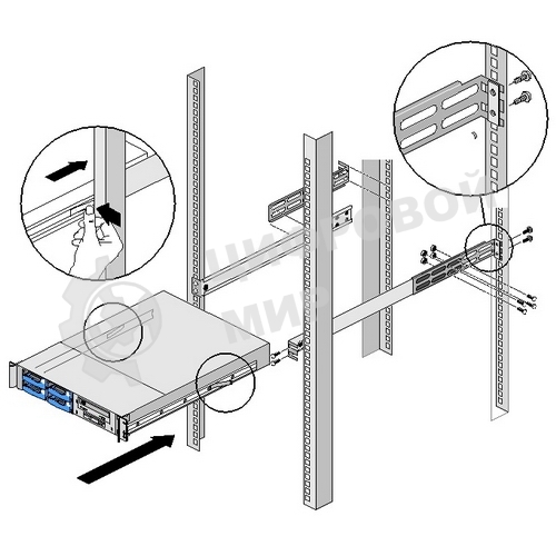 Рельсы SLIDE RAIL,24