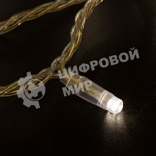 Гирлянда Neon-night Нить 10м, постоянное свечение, прозрачный ПВХ, 24В, теплый белый