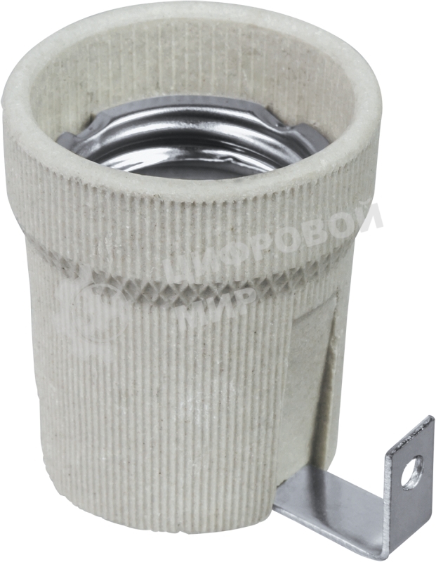 Патрон Navigator керамический с держателем E27 NLH-CL-H-E27