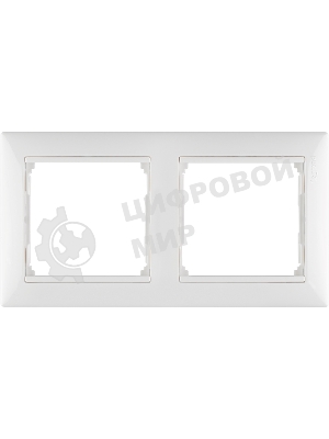 Рамка Valena - Белая - двухместная Legrand 774452
