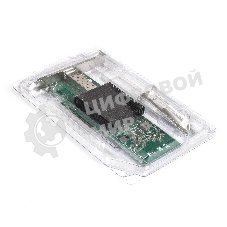 Сетевой адаптер ExeGate EXE-X520-DA1 (PCI-E x8 v3.0, порты 1xSFP+ 10Gb/s (10/5/2.5/1Gb/s, 100Mb/s), Server NIC Intel Chipset JL82599EN)