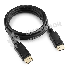 Кабель DisplayPort Gembird, 1.8м, 20M/20M, черный, экран, пакет