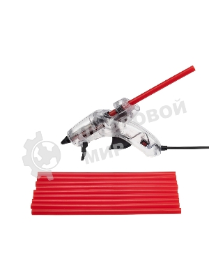 Клеевые стержни Rexant, Ø11 мм, 270 мм, красные, 10 шт., хедер