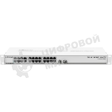 Коммутатор MikroTik CSS326-24G-2S+RM 24х Gigabit RJ45, 2х SFP+