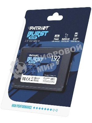 Накопитель SSD Patriot Burst Elite, 1.92Tb, SATA, 2.5