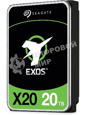 Жесткий диск Seagate HDD Server Exos X20 HDD 512E/4KN (3.5'/20Tb/SATA 6Gb/s/7200rpm)